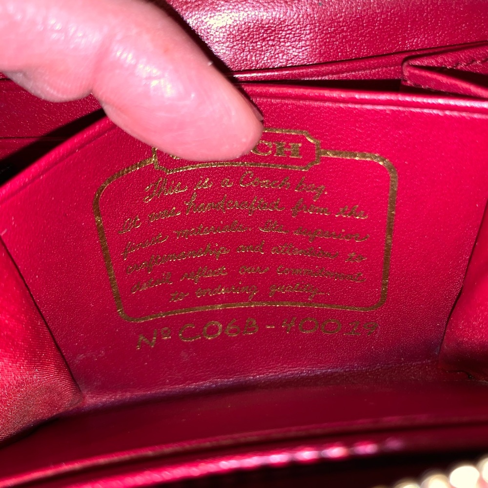💥FINAL PRICE💥 Coach card holder with zipper - Picture 6 of 8